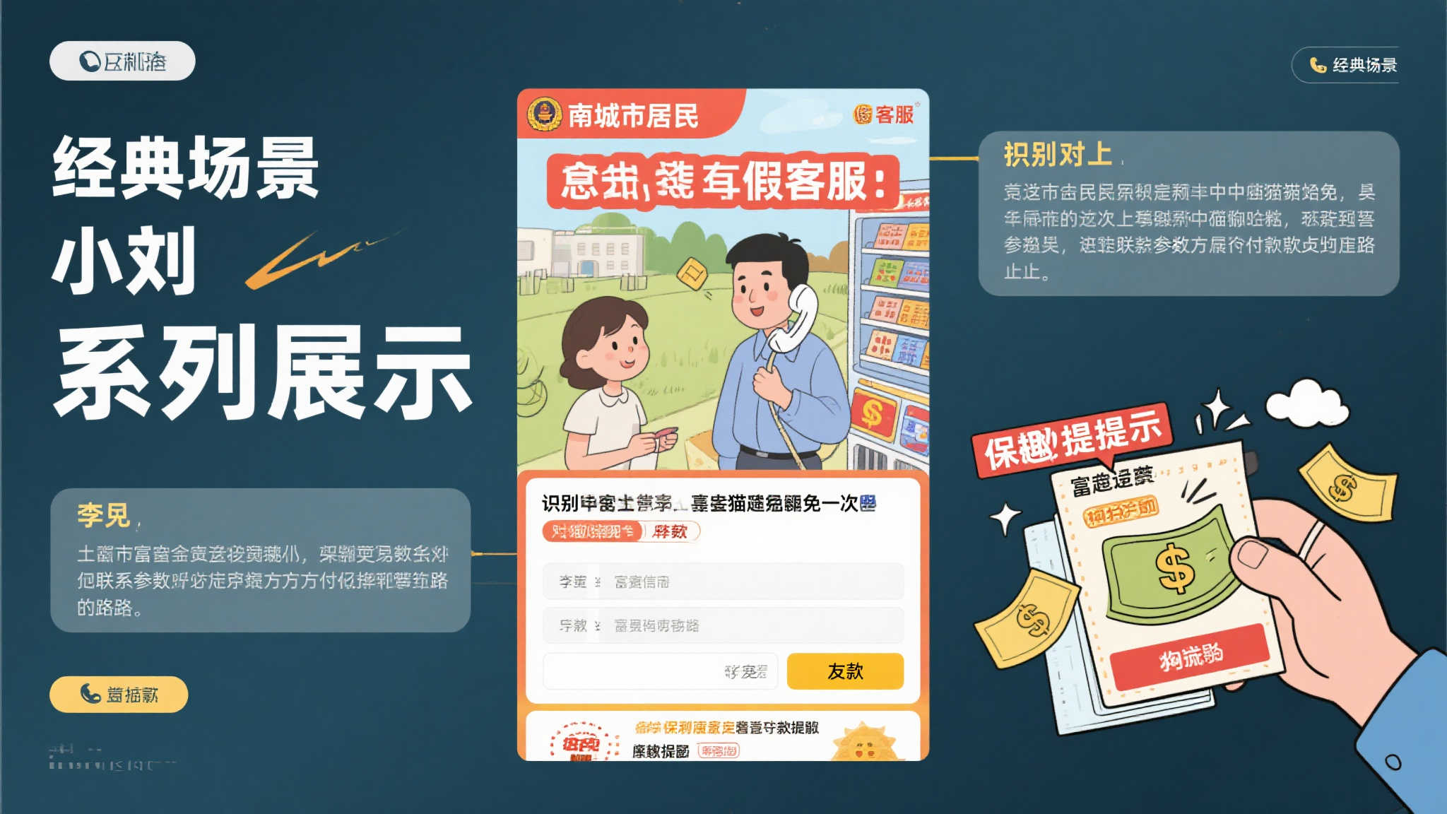 例如一款经典情景展示系列 某市居民小刘曾